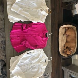 Lot of button downs, business casual